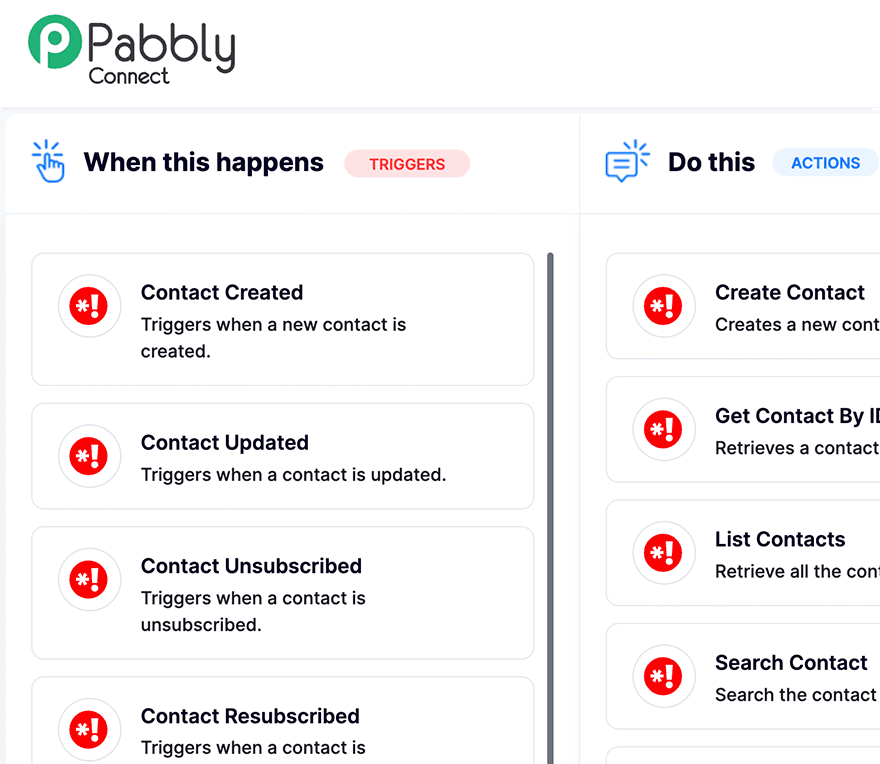 Pabbly Connect and SMASHSEND integration